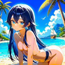 Sexy girl on the beach #2