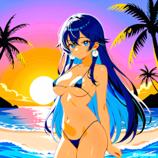 Sexy girl on the beach. Image #23