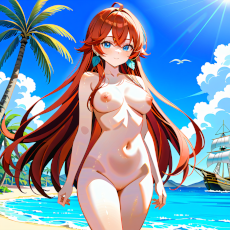 Sexy girl on the beach. Image #51