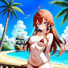 Sexy girl on the beach. Image #58