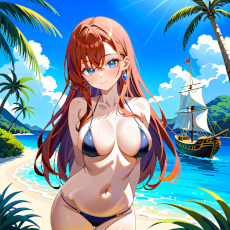 Sexy girl on the beach #7