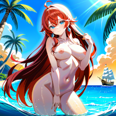 Sexy girl on the beach. Image #88