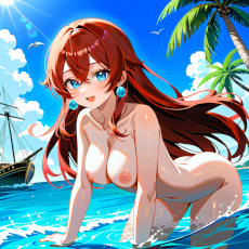 Sexy girl on the beach. Image #107