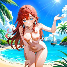 Sexy girl on the beach. Image #136