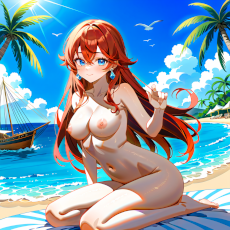 Sexy girl on the beach #16