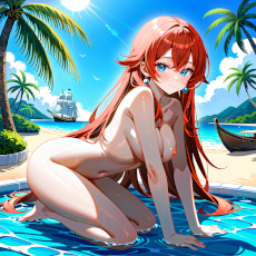 Sexy girl on the beach. Image #163