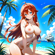 Sexy girl on the beach. Image #185