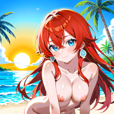 Sexy girl on the beach. Image #212