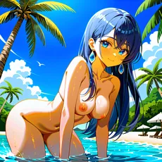 Sexy girl on the beach. Image #373