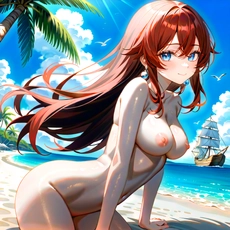 Sexy girl on the beach #43