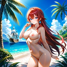 Sexy girl on the beach. Image #454