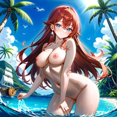 Sexy girl on the beach. Image #516