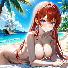 Sexy girl on the beach. Image #543