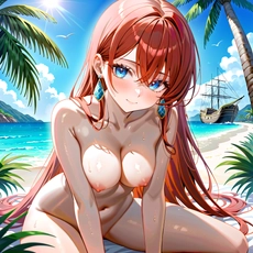 Sexy girl on the beach. Image #549