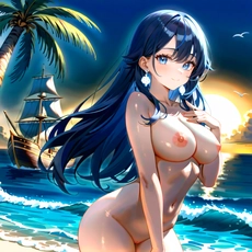 Sexy girl on the beach. Image #604