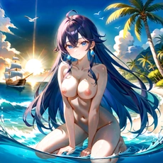 Sexy girl on the beach. Image #641