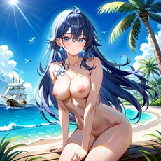 Sexy girl on the beach. Image #648