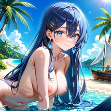 Sexy girl on the beach. Image #653