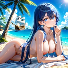 Sexy girl on the beach. Image #656