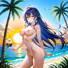 Sexy girl on the beach. Image #677