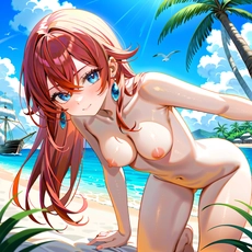 Sexy girl on the beach. Image #683