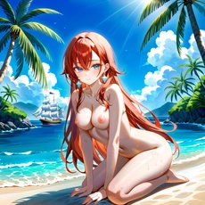 Sexy girl on the beach. Image #792