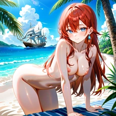 Sexy girl on the beach. Image #812