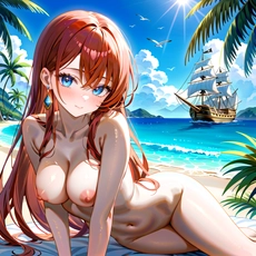 Sexy girl on the beach. Image #855