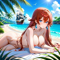 Sexy girl on the beach. Image #962
