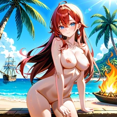 Sexy girl on the beach. Image #1041