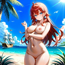 Sexy girl on the beach. Image #1049