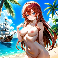 Sexy girl on the beach. Image #1064