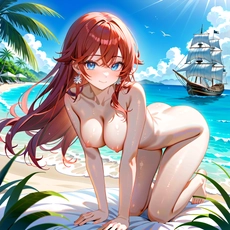 Sexy girl on the beach. Image #1078