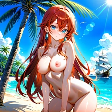 Sexy girl on the beach. Image #1174