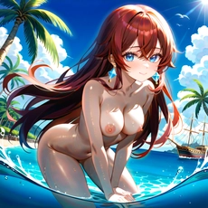 Sexy girl on the beach. Image #1201