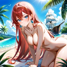 Sexy girl on the beach. Image #1220