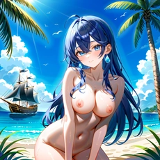 Sexy girl on the beach. Image #1296