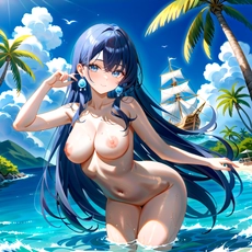 Sexy girl on the beach. Image #1313