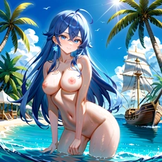 Sexy girl on the beach. Image #1334