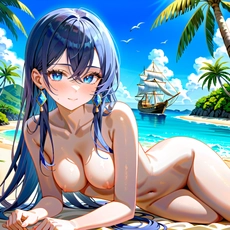 Sexy girl on the beach. Image #1352