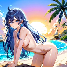Sexy girl on the beach. Image #1404