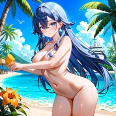 Sexy girl on the beach. Image #1424
