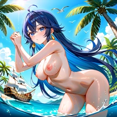 Sexy girl on the beach. Image #1436