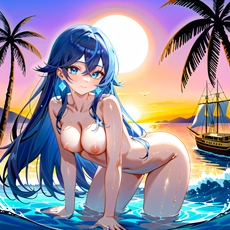 Sexy girl on the beach. Image #1455
