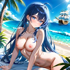 Sexy girl on the beach. Image #1484