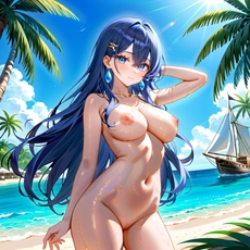 Sexy girl on the beach. Image #1486