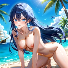 Sexy girl on the beach. Image #1505