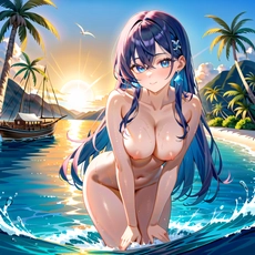Sexy girl on the beach. Image #1508