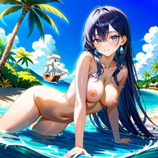 Sexy girl on the beach. Image #1532