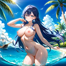 Sexy girl on the beach. Image #1535